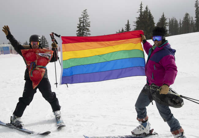 Winter PrideFest flag 1600