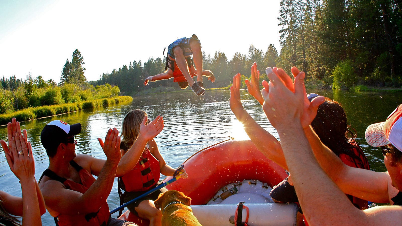 Whitewater rafting in Bend, Oregon