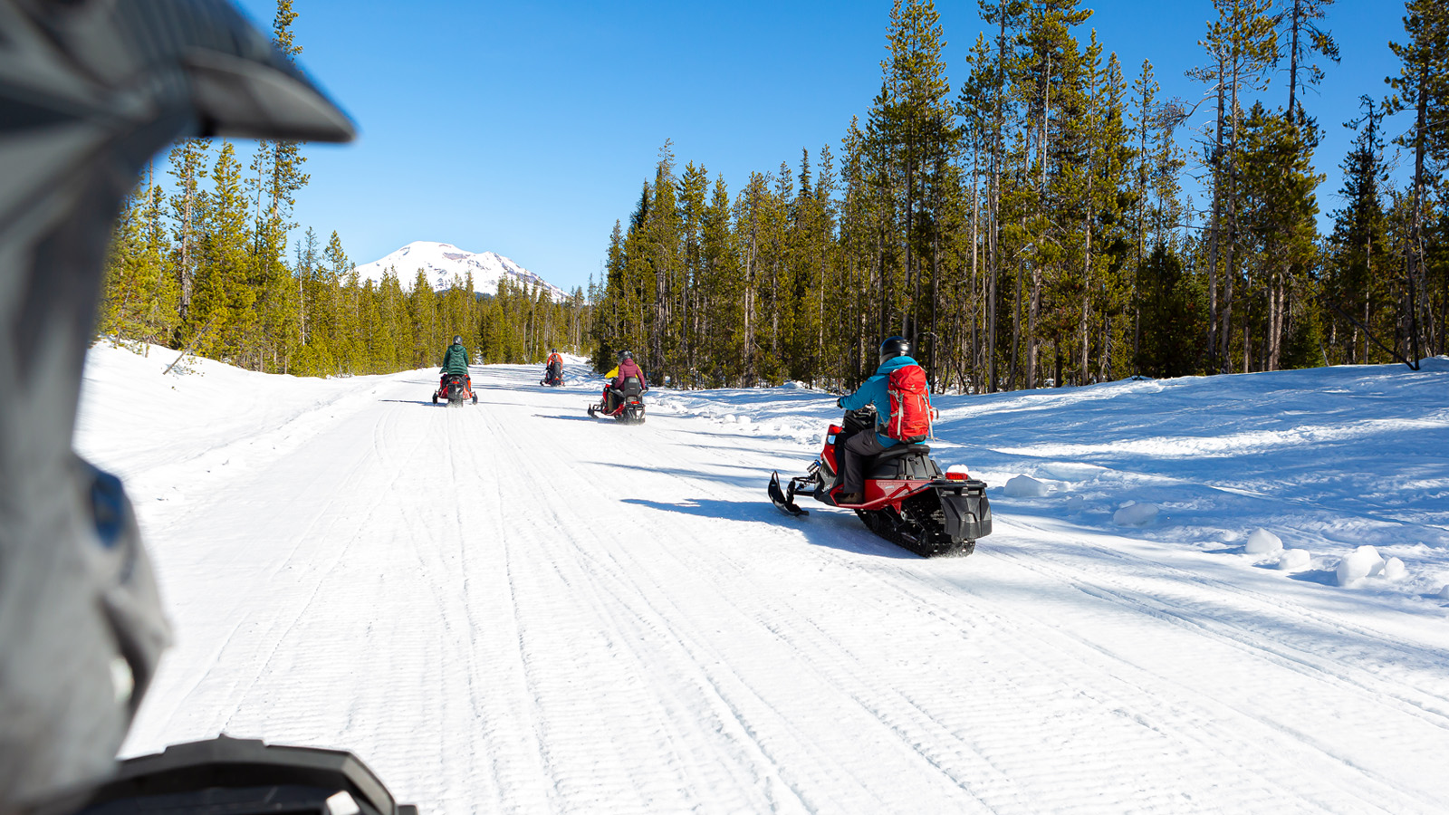 Snowmobiling in Bend, OR