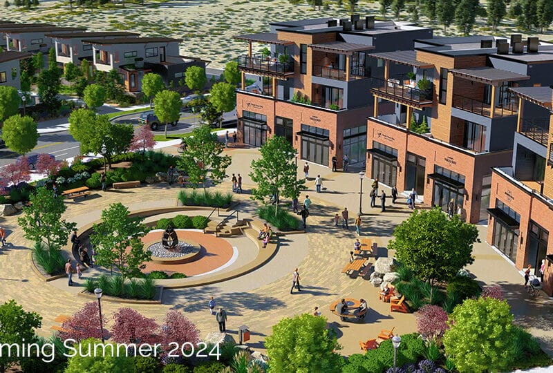 Rendering of the changes coming to the Discovery West neighborhood.